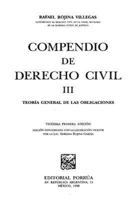 Compendio de derecho civil III